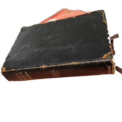 THE SCOFIELD REFERENCE BIBLE OXFORD UNIVERSITY PRESS (1945) BLACK LEATHER-image