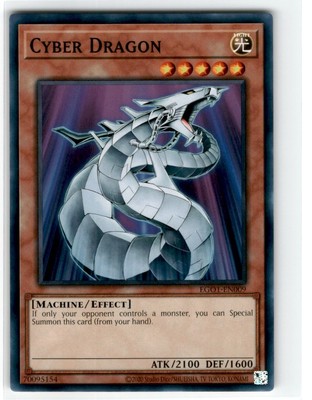 Yu-Gi-Oh! Cyber Dragon Common EGO1-EN009 Lightly Played Unlimited-image