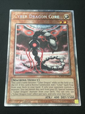 Cyber Dragon Core RA04-ENO13 Ist Edition Platinum Secret Rare Yu-Gi-Oh-image