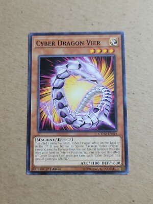Cyber Dragon Vier - CYHO-EN014 - 1st Edition - YuGiOh-LP -image