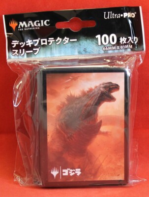MTG Magic Ultra Pro Deck Protector Japanese 100 SLEEVES Ikoria GODZILLA Standard-image