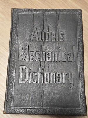 1942 AUDELS MECHANICAL DICTIONARY - clean condition; great vintage resource-image