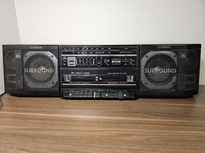 Rare Vintage Fisher PH-W803ba stereo GhettoBlaster-image