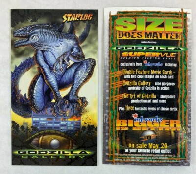 CHEAP PROMO CARD: GODZILLA GALLERY Movie (Inkworks 1998) #0 STARLOG Supervue-image