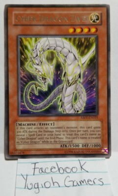 YUGIOH CYBER DRAGON ZWEI ABPF-EN035 RARE LIGHT PLAYED -image