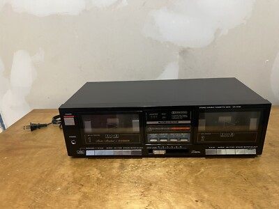 Vintage Fisher CR-W36 Stereo Double Cassette Deck, Turns On But Does Not Play.-image
