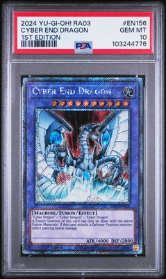 2024 YU-GI-OH! RA03-QUARTER CENTURY BONANZA 1ST ED CYBER END DRAGON PSA 10-image