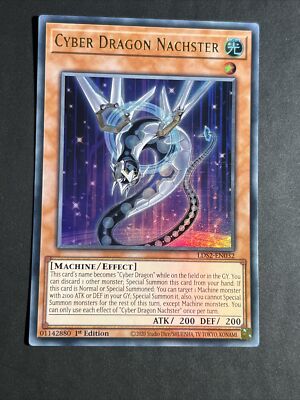 Yu Gi Oh Cyber Dragon Nachster Lds2-en032 Eng 1st Rare Gold Rare Yugioh-image