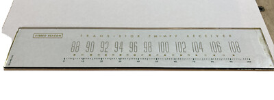 Fisher 440 Solid State Receiver Tuner Glass Dial-image