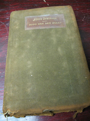LITTLE  JOURNEYS GOOD MEN AND  GREAT  ELBERT HUBBARD  1906  LEATHER BOUND -image