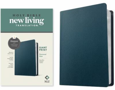 NLT Personal Size Giant Print Bible, Filament-Enabled Edition (Genuine Leather, -image