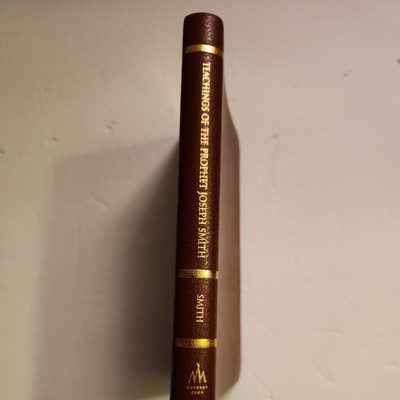 Teachings of the Prophet Joseph Smith. small bendable brown faux leather -image