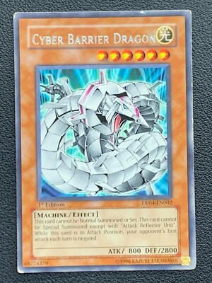 Cyber Barrier Dragon DP04-EN002 1st Edition Rare Yu-Gi-Oh!-image