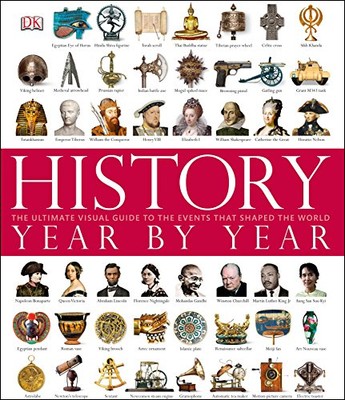 HISTORY YEAR BY YEAR (DK) By Dorling Kindersley - Hardcover **Mint Condition**-image