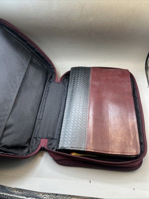 Holy Bible NIV Red Letter Scofield Study System (1984, Leather Bound)-image