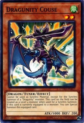 Dragunity Couse - CYHO-EN017 - Common - Unlimited Edition Lightly Played Cyberne-image
