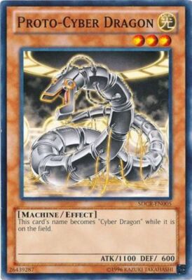 Proto-Cyber Dragon - SDCR-EN005 - Common - Unlimited Edition x1 - Near Mint-image