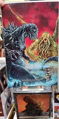 FIGURE GODZILLA DEATH MAY DIE CTHULHU GAME PIECE SDCC EXCLUSIVE COMIC CMON VS-image