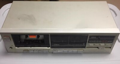 FISHER CR-W38 STEREO DOUBLE CASSETTE DUAL DECK Powers On Untested-image