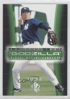 2003 SP Authentic Spotlight Godzilla /500 Hideki Matsui #HM2 Rookie RC-image