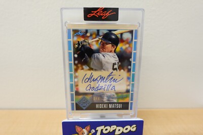2025 Leaf Seasons In the Sun Hideki Matsui Auto Godzilla Inscription 3/4-image