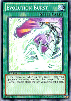 Evolution Burst SDCR-EN020 Yu-Gi-Oh! Heavy Play 1st Edition-image