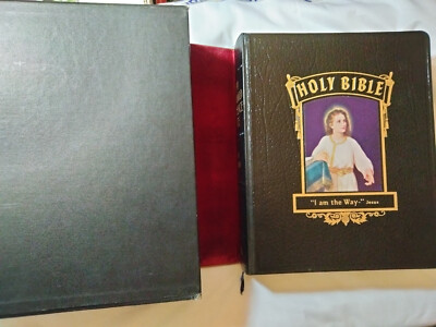 The New Standard Alphabetical Indexed Bible Red Letter John Hertel Co 1958-image