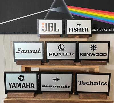 Vintage Stereo Logo Art-Marantz/Pioneer/Sansui/Kenwood/Yamaha/Technic/Fisher/JBL-image