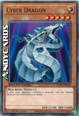 CYBER DRAGON (SPEED DUEL) • (Cyber Drago) • Common • SGX1 ENG01 • 1Ed • Yugioh!-image