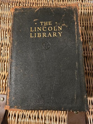 The Lincoln Library Of Essential Information 1924 Frontier Press 1st Ed Antique -image