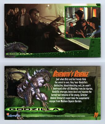 Behemoth's Revenge #39 Godzilla 1998 Inkworks Supervue Trading Card-image