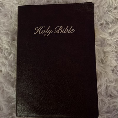 Holy Bible KJV His Majesty’s Special Command-Indexed-Leather 1986 Giant Print-image