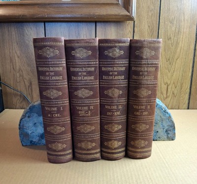 1899 UNIVERSAL DICTIONARY OF THE ENGLISH LANGUAGE (4) VOL Robert Hunter-image