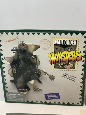 Mail Order Monsters Commodore C64/128 Godzilla Electronic Arts-image