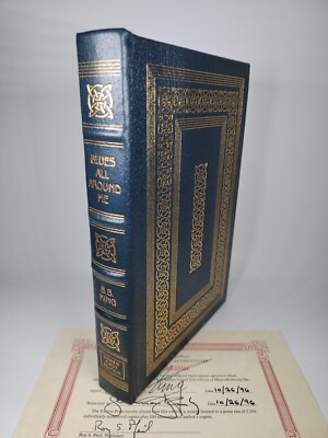 Blues All Around Me SIGNED NUMBERED FIRST EDITION by B. B. KING - #709/1350 +COA-image