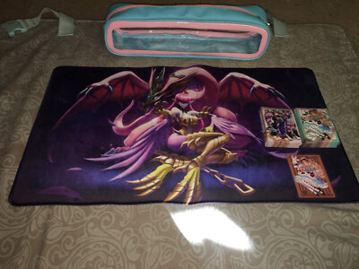 Harpie Themed Amanda Lapalme (Mana Moon) Rubber Embroidered Playmat With Extras)-image