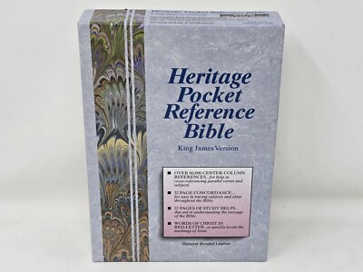Heritage Pocket Reference Bible King James Version, Concordance, Red Letter Ed.-image
