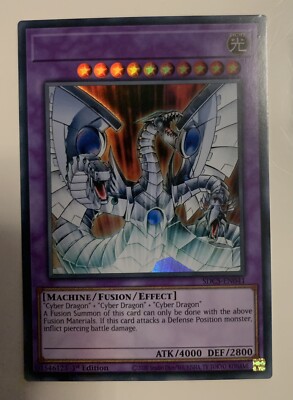 Yugioh  Cyber End Dragon Sdcs-en041 Ultra Rare misprint hot!-image