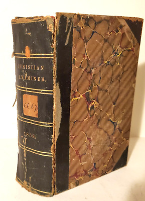 RELIGION: CHRISTIAN EXAMINER AND GENERAL REVIEW, Volume LXVI, Leather, 1859-image