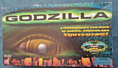 Vintage 1998 Godzilla game from Milton Bradley-image
