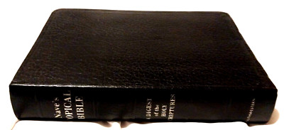 Nave’s Topical Bible Thumb-Indexed Southwestern 1962 Black Soft Faux Leather-image