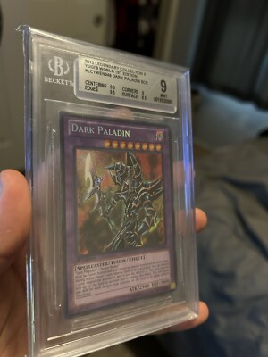 BGS 9 Dark Paladin LCYW 1st Edition Secret Rare-image