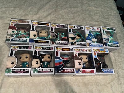 NEW IN BOX Funko Pop! Movie Lot Of 11, Cast Away, Squid Game, MIB, Godzilla,-image