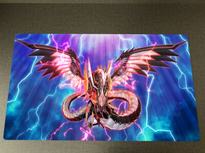 WVICM Playmat Cyber Dragon Infinity TCG CCG Trading Card Game Mat Mouse Pad Bag-image