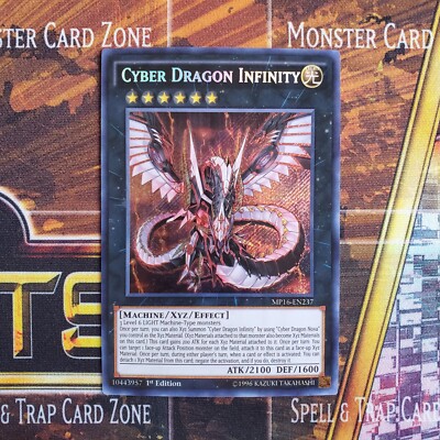 1x Cyber Dragon Infinity - Secret Rare - MP16-EN237 - 1st Ed - LP-image