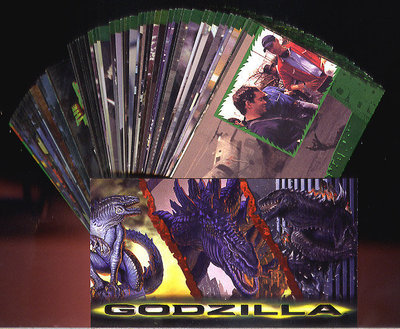 GODZILLA - THE MOVIE SuperVue 72 Card Widevison Set - FREE USPS Shipping-image