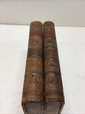 1824 Leather Front 2 Vols Private Correspondence of William Cowper First Edition-image