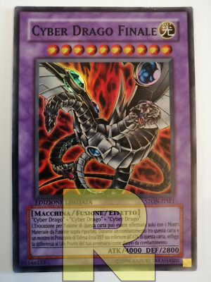 Cyber Dragon Final ® Super Rare ® STON-ITSE1 ® Italian ® EX-image