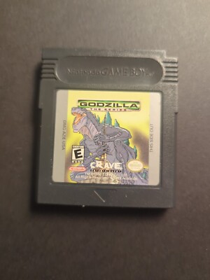 Godzilla: The Series Gameboy Nintendo 1999 Game Boy Color Cartridge Authentic-image
