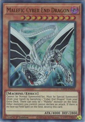 Malefic Cyber End Dragon NM 1st GFP2 Ghosts From the Past: The 2nd Haunting YGO-image